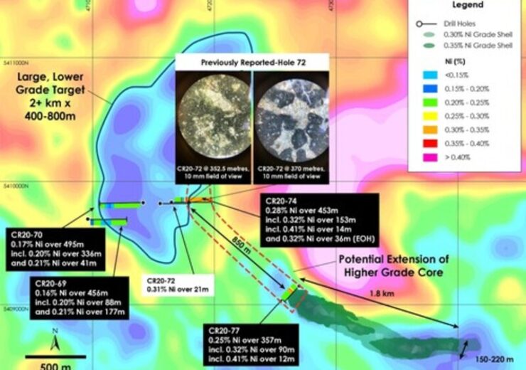 Crawford Nickel-Cobalt Sulphide project