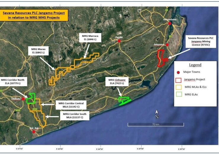 MRG secures option to acquire Savannah-owned Jangamo mining concession